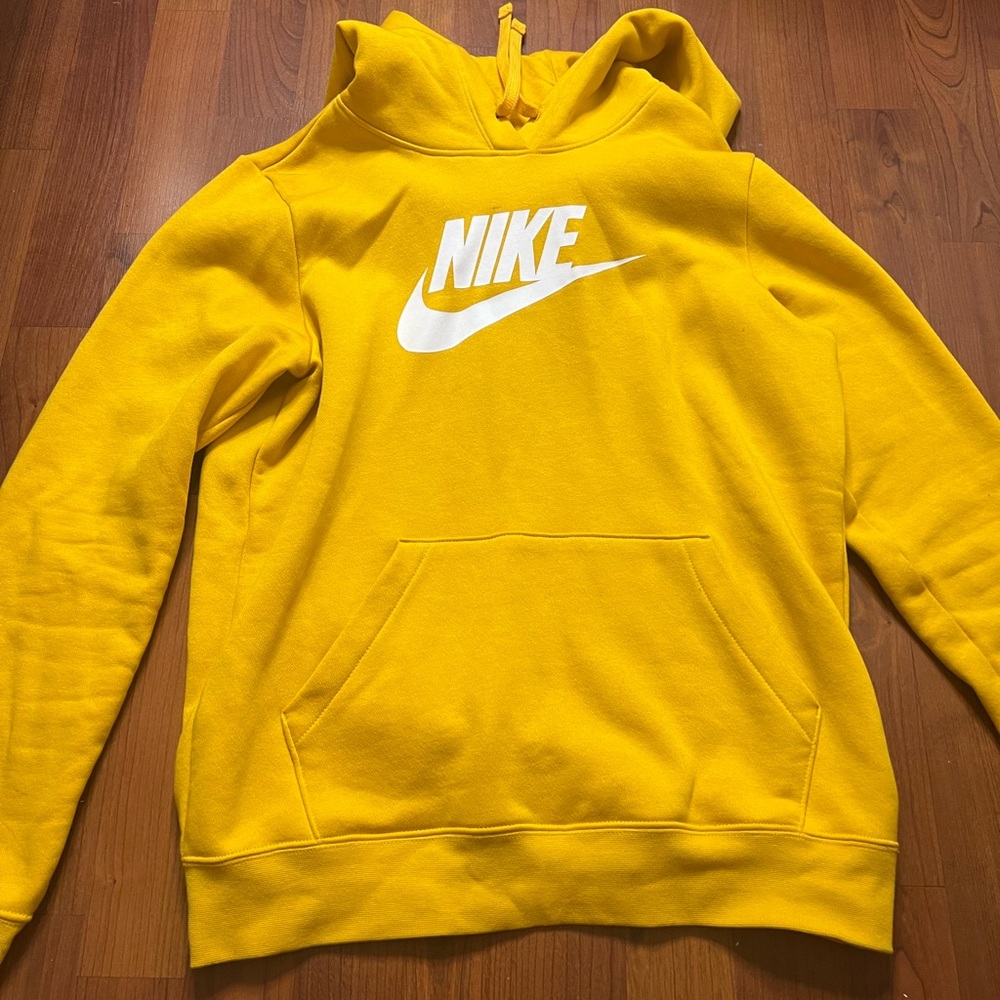 Yellow Nike Hoodie (XS)